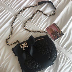 #VINTAGE #BETSEYJOHNSON Quilted Love Crossbody Bag